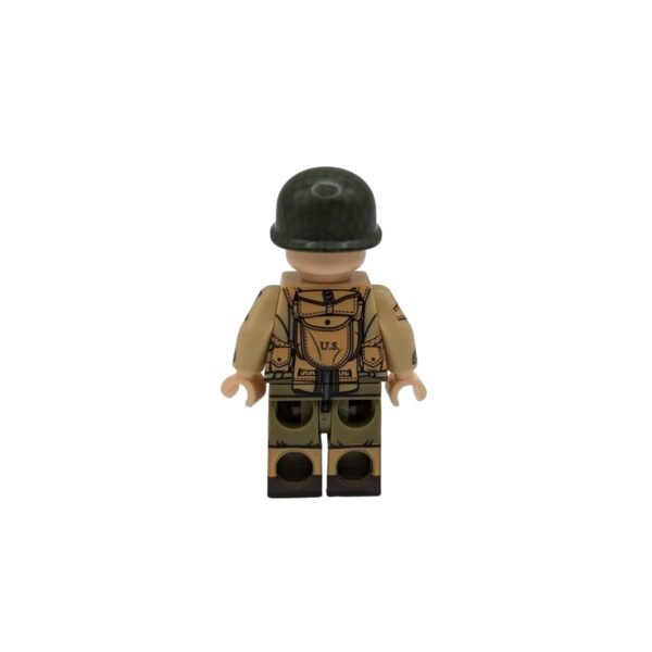 WW2 US Army Marine Brick Minifigure rear view