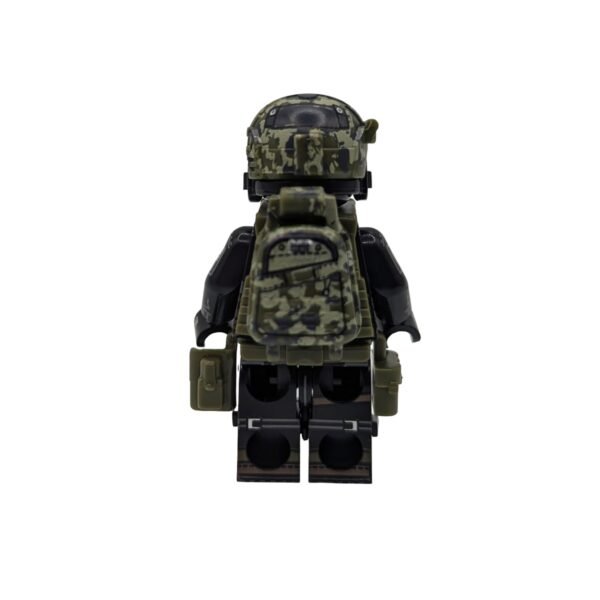 British Special Air Service (SAS) Soldier Brick Minifigure rear view