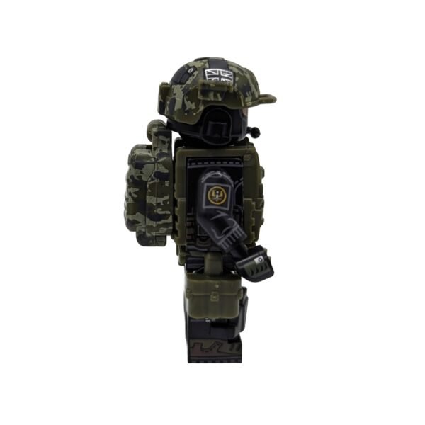 British Special Air Service (SAS) Soldier Brick Minifigure side view