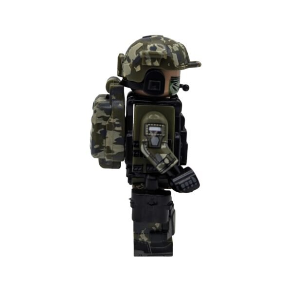 Russian Spetsnaz Special Ops Soldier Brick Minifigure side view