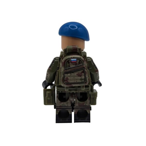 Russian Airborne Forces VDV Soldier Brick Minifigure rear view