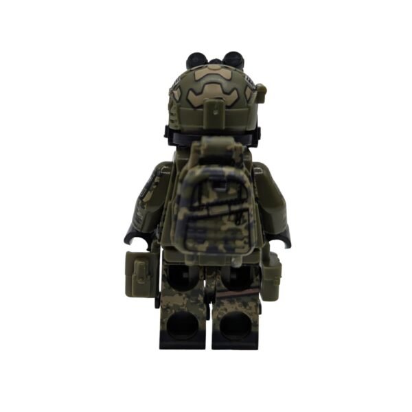 US Army JTAC Soldier Brick Minifigure rear view