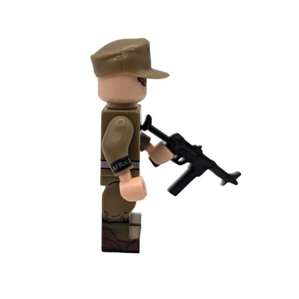 German Afrika Korps Sub-machine Gunner brick minifigure side view