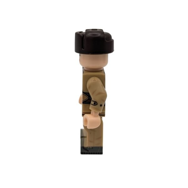 Soviet Red-Army Winter Rifleman Variant Brick minifigure side view