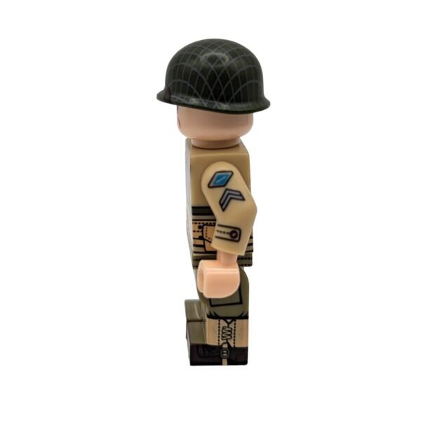US D-Day Marine Corporal Brick minifigure side view