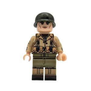 US Infantry battalion Private Brick Minifigure