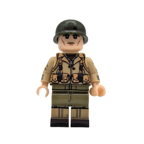 US Infantry battalion Private Brick Minifigure