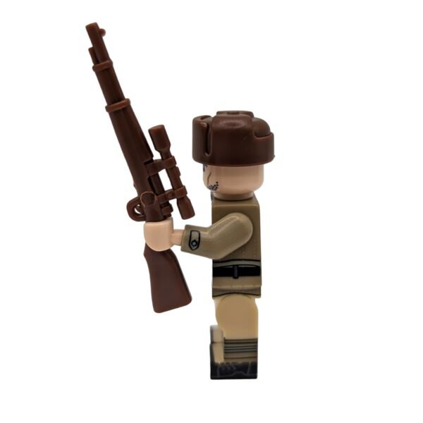 Soviet Red-Army Marksman Brick Minifigure with sniper rifle