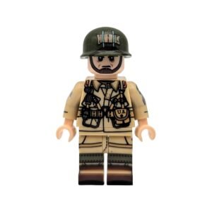 US Airborne Division Sergeant Soldier Brick Minifigure
