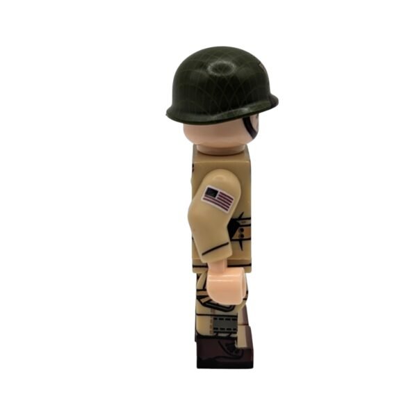 US Airborne Division Sergeant Soldier Brick Minifigure side view