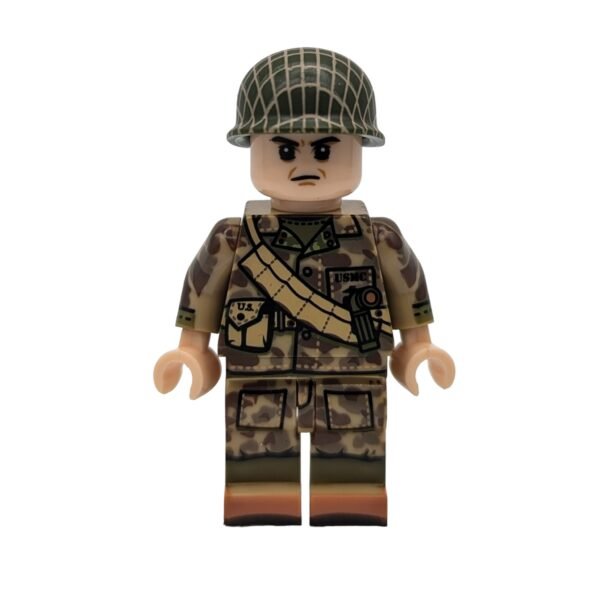 US Marine Corps Frogskin Camo Variant 2 Soldier brick minifigure