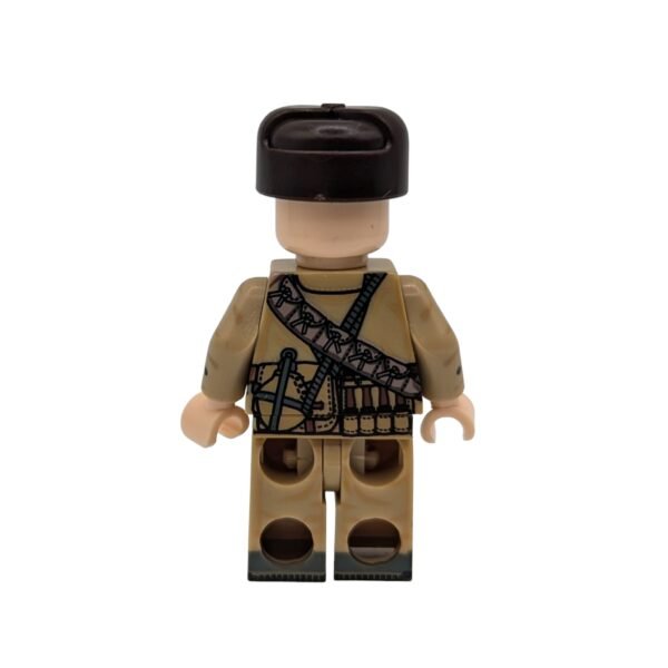 Soviet Red Army Infantryman Brick Minifigure rear view