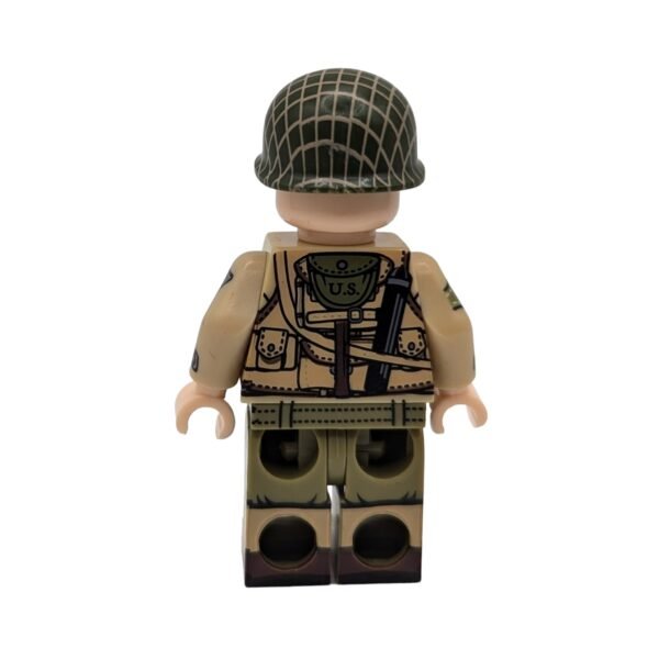 US Army Infantryman Brick minifigure rear view