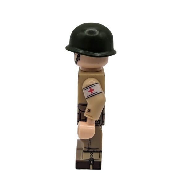 US Army Medic Brick Minifigure side view