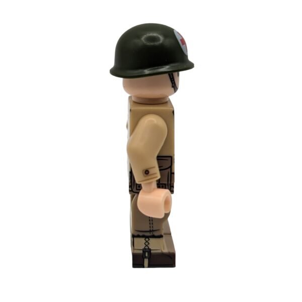 US Army Medic Brick Minifigure side view