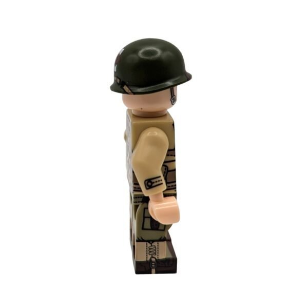 US Army Infantry Captain brick minifigure side view