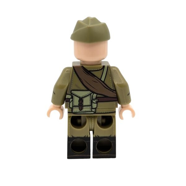Soviet Red-Army Sub-machine gunner infantry rear view