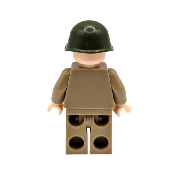 Soviet Red Army Infantryman Brick Minifigure rear view