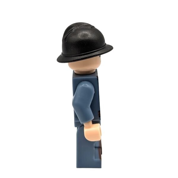 French Horizon Blue Rifleman Brick Minifigure side view