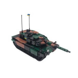 German Leopard 2 tank (Ukranian flag)
