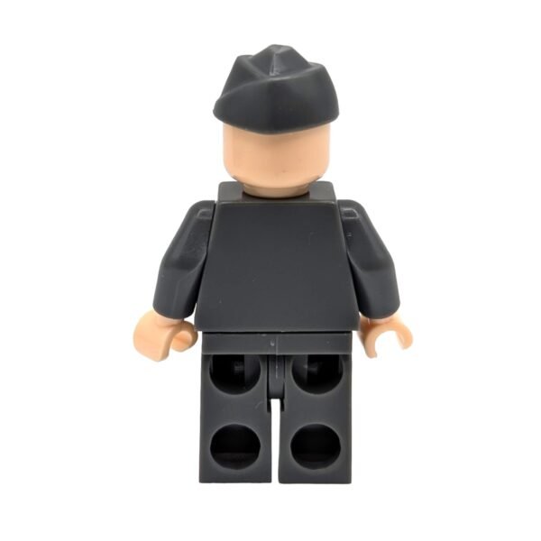 German Wehrmacht Infantryman with Side-cap Brick Minifigure rear view