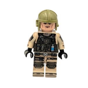 Israeli Armoured Corp tank operator Brick Minifigure