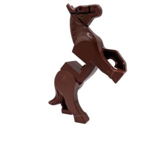 Brown Horse with Moveable Legs without Saddle