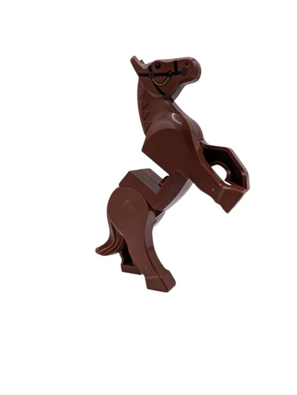 Brown Horse with Moveable Legs without Saddle