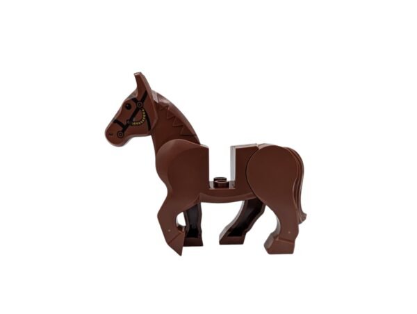 Brown Horse with Moveable Legs without Saddle