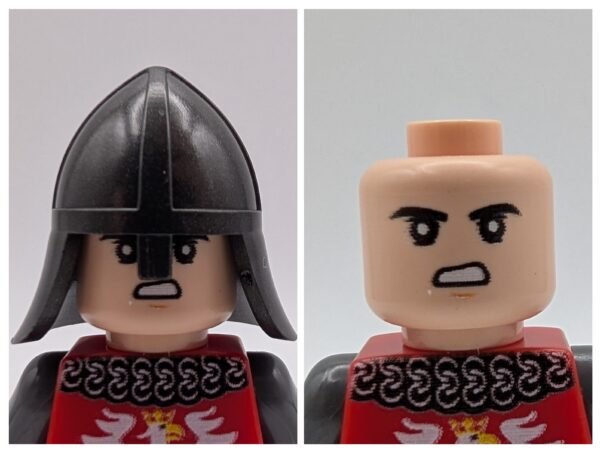 Red crest lynx minifigure collage