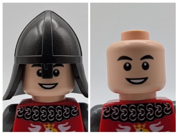 Red crest lynx minifigure collage