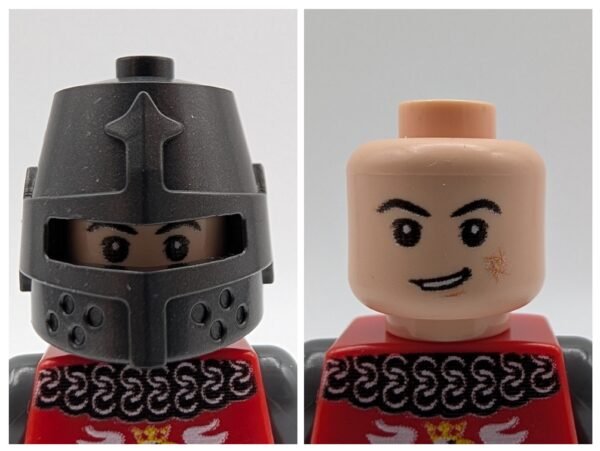 Red crest lynx minifigure collage