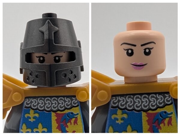 Medieval Knight Fleur de Li Minifigure