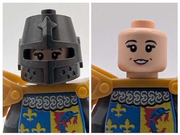 Medieval Knight Fleur de Li Minifigure