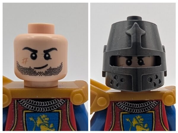 Medieval Knight lion crest