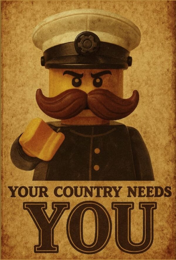 Your country needs you 'Lord Brickener'