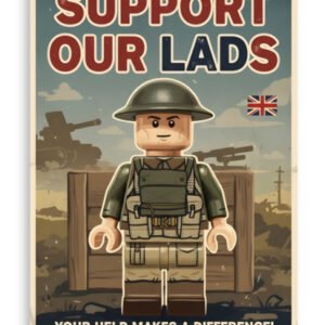 Support our Lads Print Poster